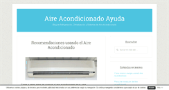 Desktop Screenshot of aireacondicionadoayuda.com