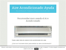 Tablet Screenshot of aireacondicionadoayuda.com
